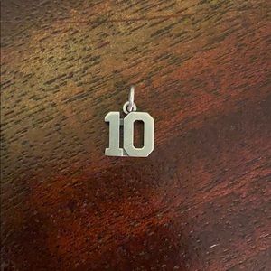 James Avery #10 charm/necklace
